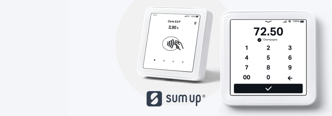 Solo lo 0,8%, Sempre Connesso | POS SumUp Solo con Sim